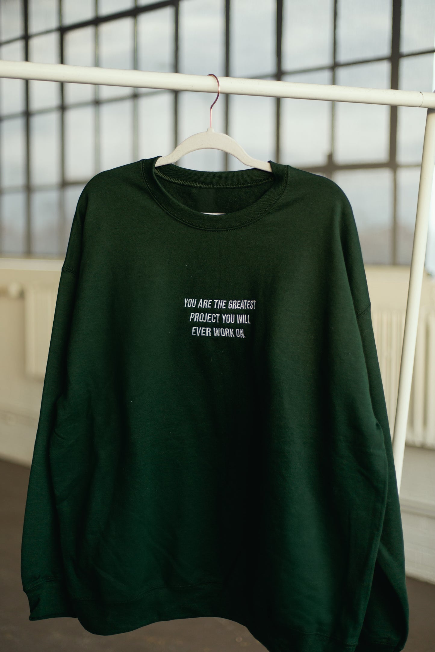 Hunter Green Project You Crewneck
