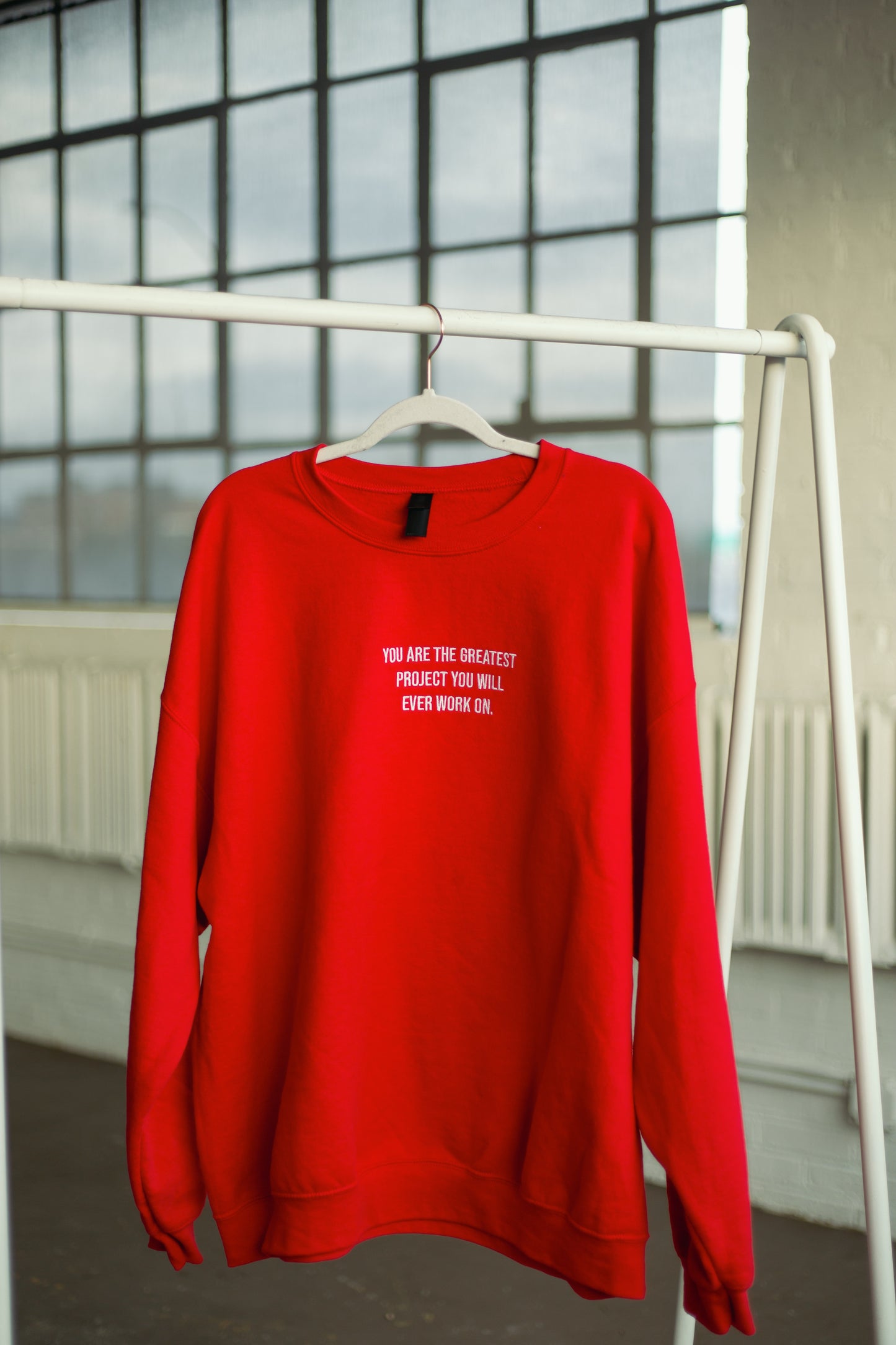 Scarlet Red Project You Crewneck