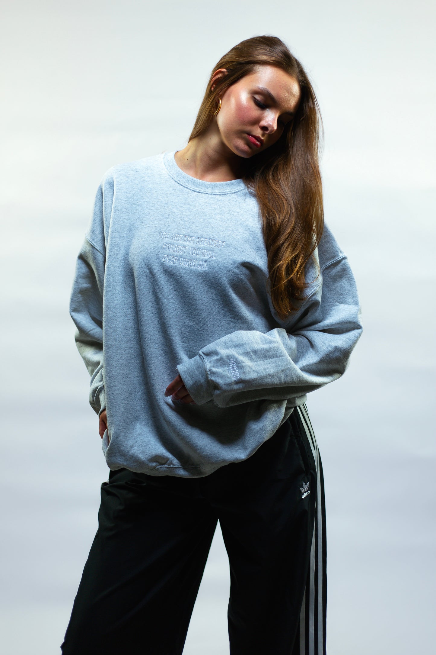 Light Grey Project You Crewneck