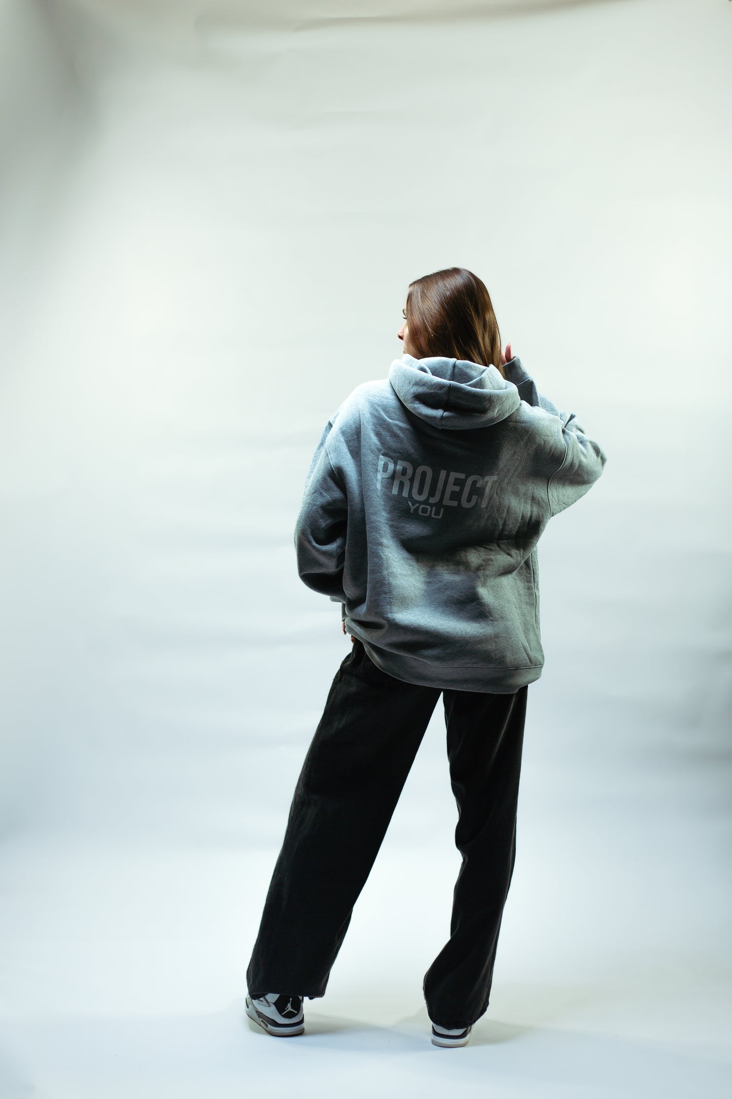 Heather Grey Project You Hoodie