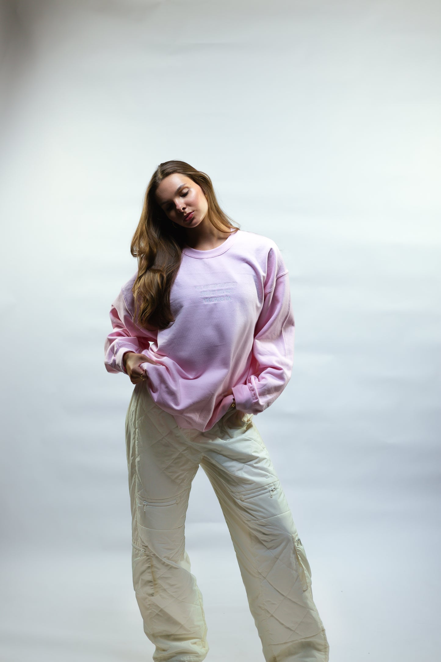 Light Pink Project You Crewneck