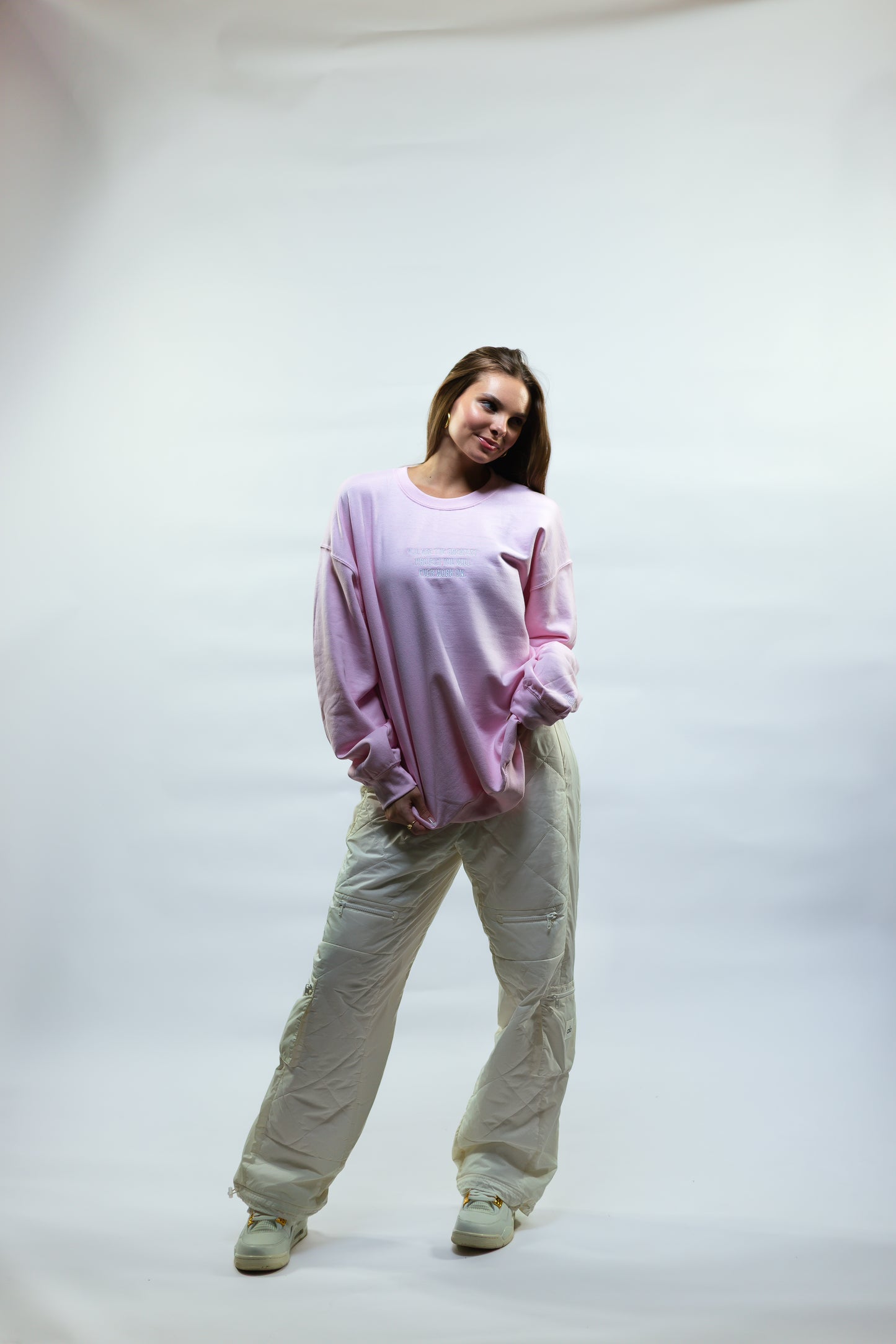Light Pink Project You Crewneck