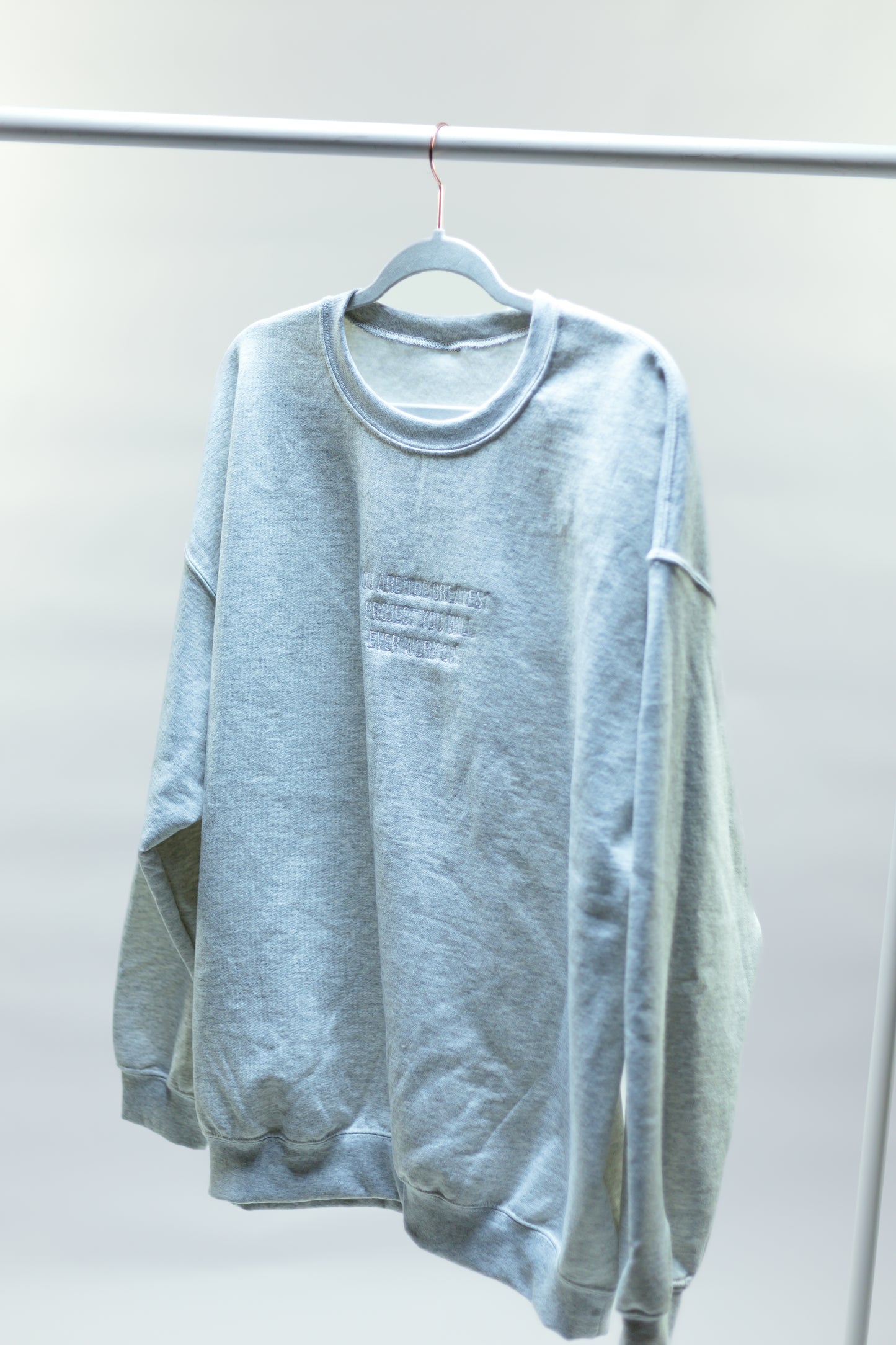 Light Grey Project You Crewneck