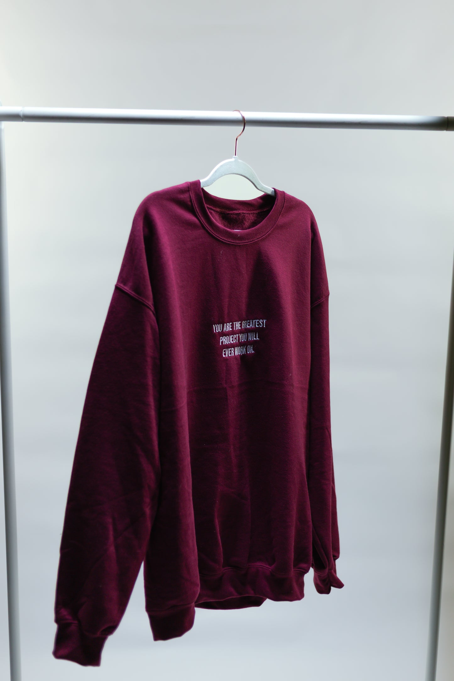 Maroon Project You Crewneck
